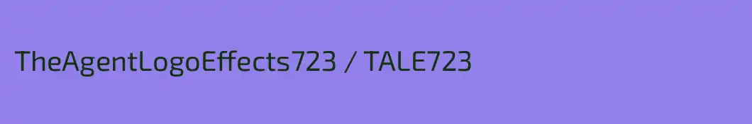 TheAgentLogoEffects723 / TALE723